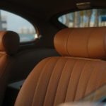leather car seat repair - classic brown car interior