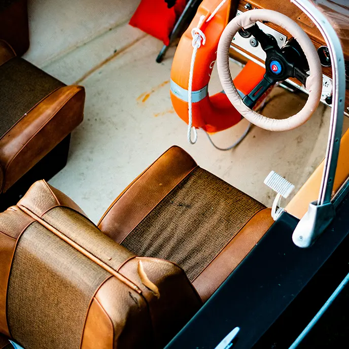 Cost for Boat leather upholstery repair NYC - restoration for boats seats